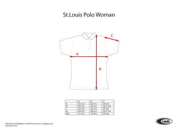 Easy Polo Woman Oransje 2XL 