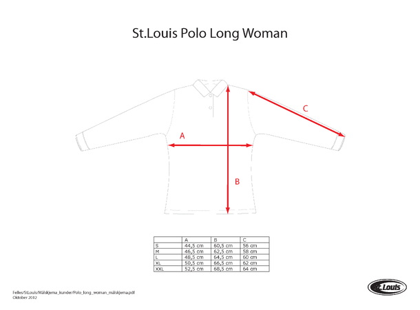 Easy Polo long Woman Sort XL 
