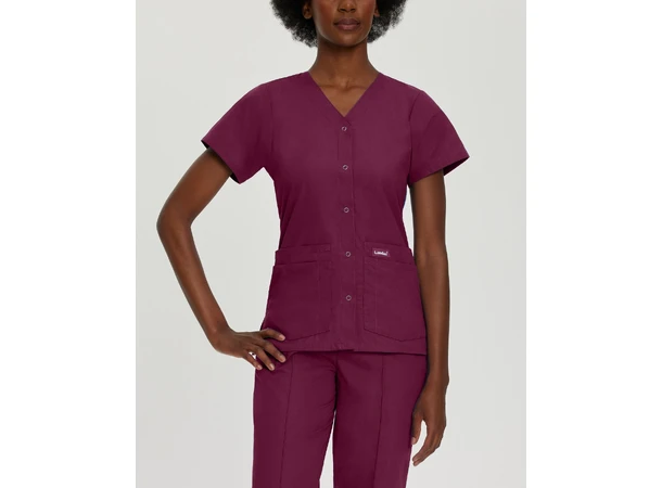 Essentials kittel med V-hals Wine L 