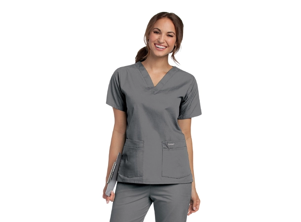 Essentials tunika V-hals Steel grey XXL 