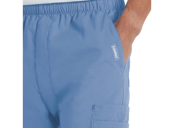 Essentials herrebukse med lårlomme Ceil Blue L 