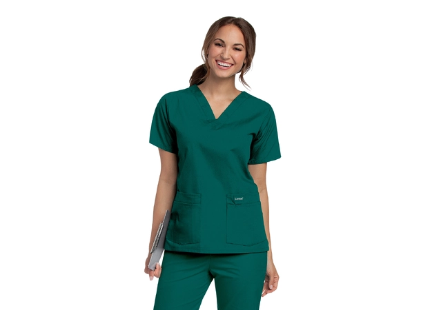 Essentials tunika V-hals Hunter green  XL 