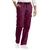Basic bukse med snøring Burgundy 3XL 