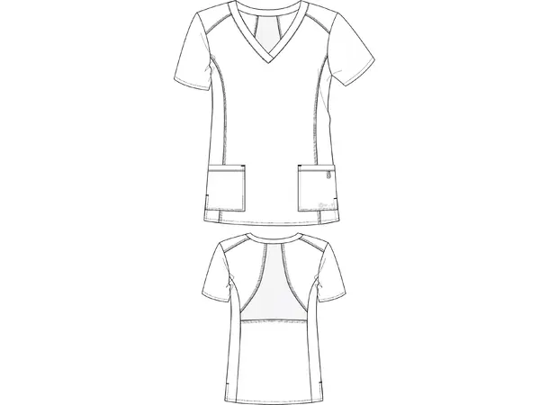 FIT tunika med v-hals Black 3XL 