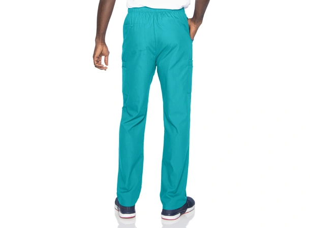 Essentials Herrebukse med rette ben Teal L 