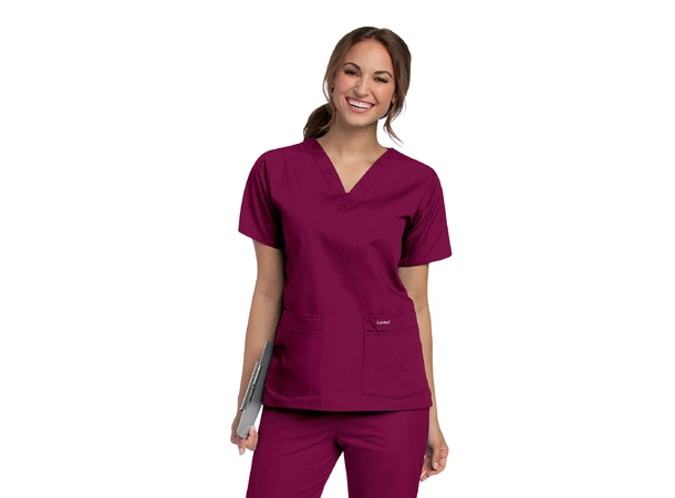 Essentials tunika V-hals Wine XXL 