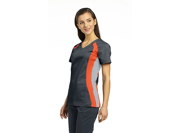 Allure sporty tunika med V-hals Pewter XS 