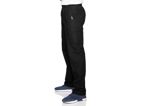 Essentials herrebukse med lårlomme Black XL 
