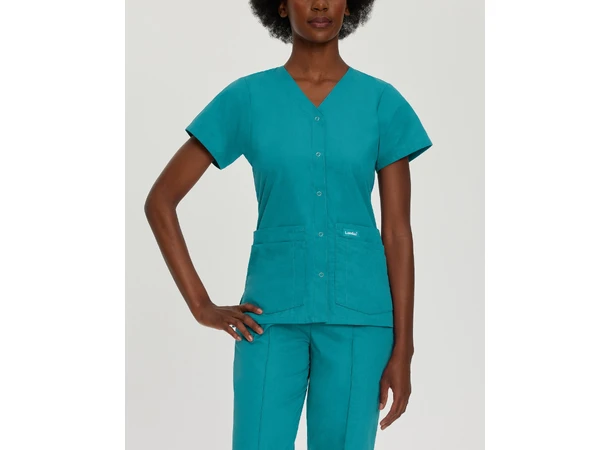 Essentials kittel med V-hals Teal S 