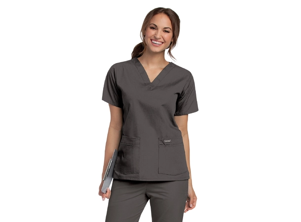 Essentials tunika V-hals Graphite L 