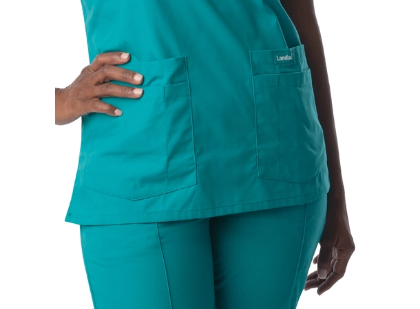 Essentials tunika V-hals Teal M 