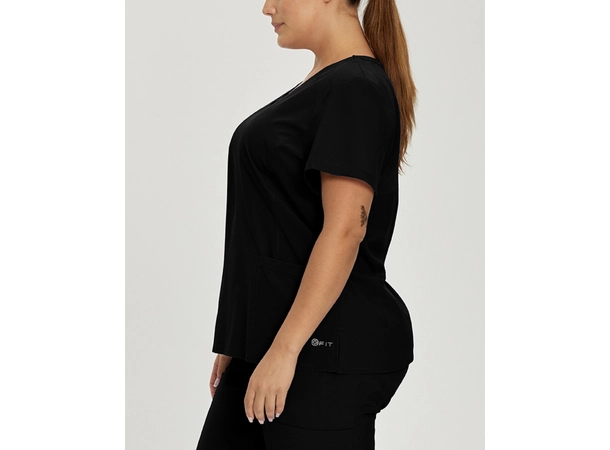 FIT tunika med v-hals Black S 