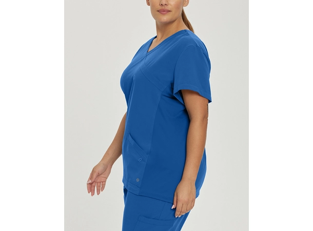 Marvella tunika med stretch og V-hals Royal M 
