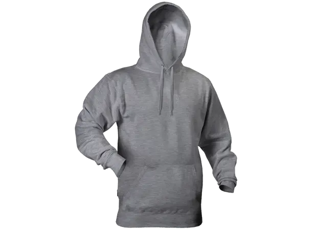 Easy Hood Gråmelert S 