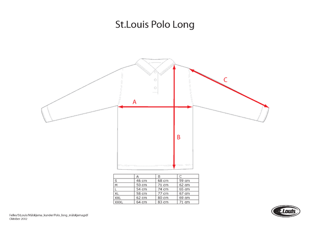Easy Polo long Sort XL 