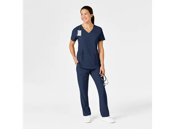 Renew Dametunika med V-hals og sidelomme Navy XS 