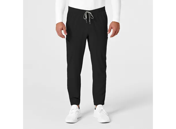 Renew Herrebukse med strikk i ben Black M 