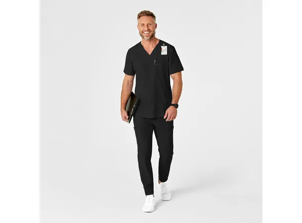Renew Herrebukse med strikk i ben Black M 