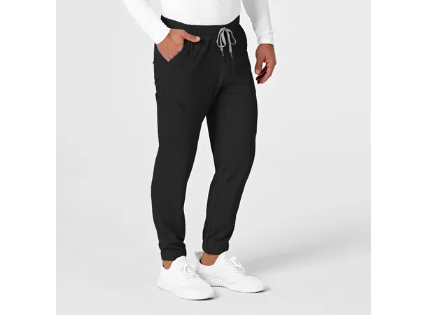 Renew Herrebukse med strikk i ben Black M 