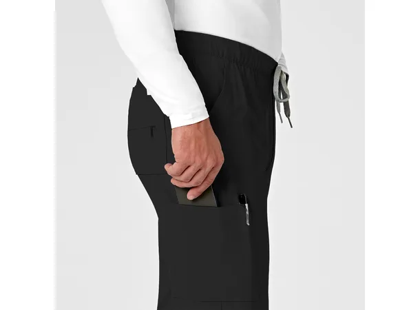 Renew Herrebukse med strikk i ben Black M 