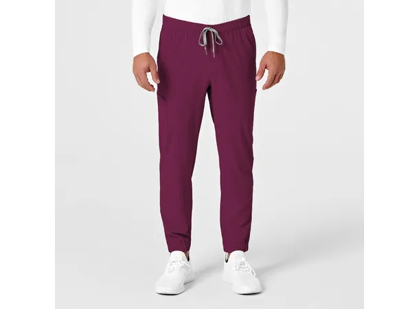 Renew Herrebukse med strikk i ben Wine L 
