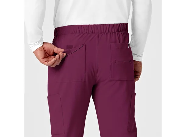 Renew Herrebukse med strikk i ben Wine L 