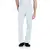 Herre bukse med knapp og beltehemp White XL 