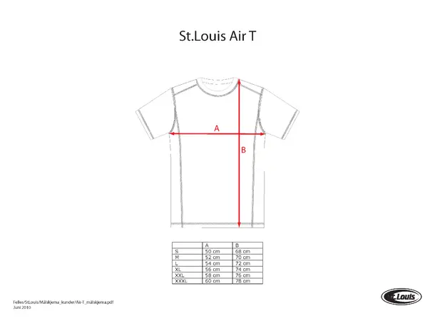 Easy Air T  Herre Hvit 2XL 