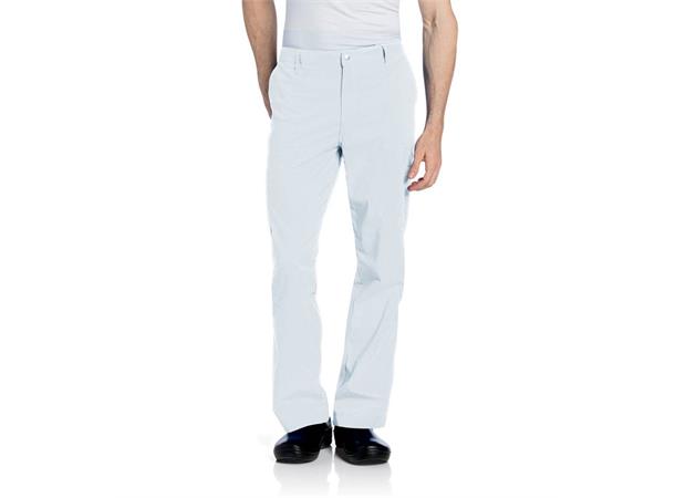 Herre bukse med knapp og beltehemp White XL 