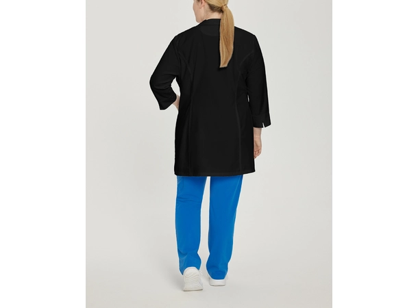 Marvella Slim damefrakk med glidlås Black XL 