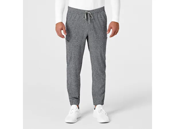 Renew Herrebukse med strikk i ben Grey Heather XL 