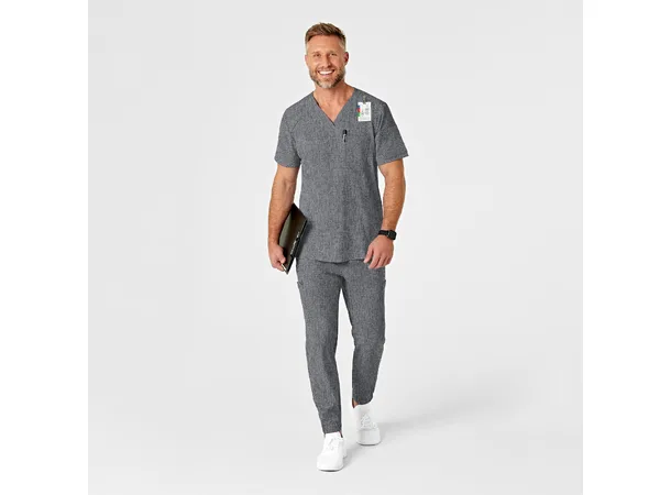 Renew Herrebukse med strikk i ben Grey Heather XL 