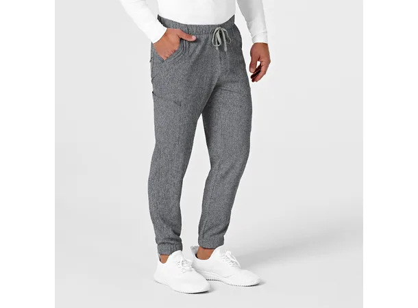 Renew Herrebukse med strikk i ben Grey Heather XL 