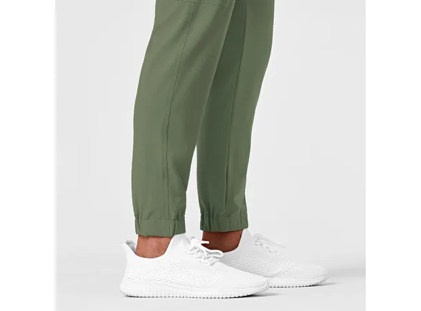 Renew Herrebukse med strikk i ben Olive L 