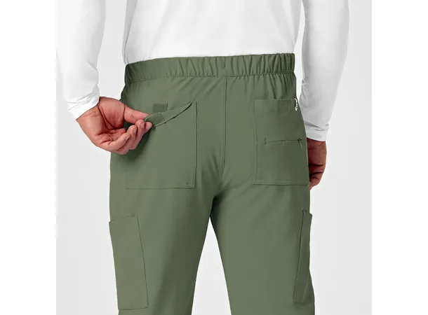 Renew Herrebukse med strikk i ben Olive L 