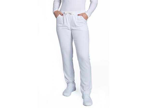 Ultimate bukse med smale ben White L 
