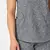 Renew Dametunika med V-hals og sidelomme Grey Heather XS 
