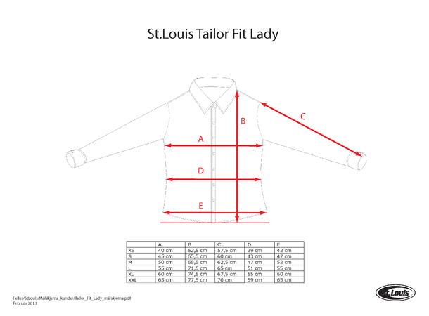 Easy Tailor Fit Lerm Lady Sort L 