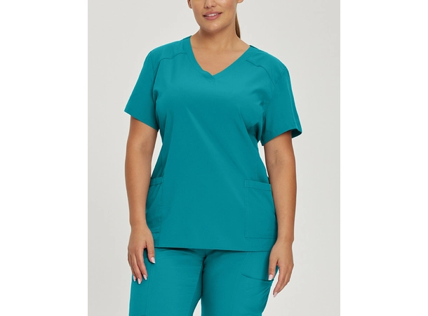 FIT tunika med v-hals Real Teal S 