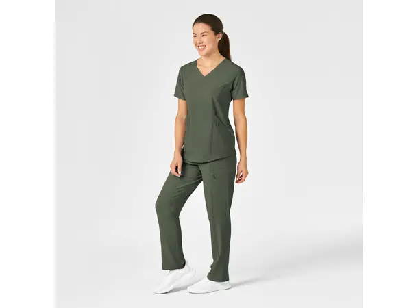 Renew Dambukse med høyt liv og smale ben Olive 3XL 