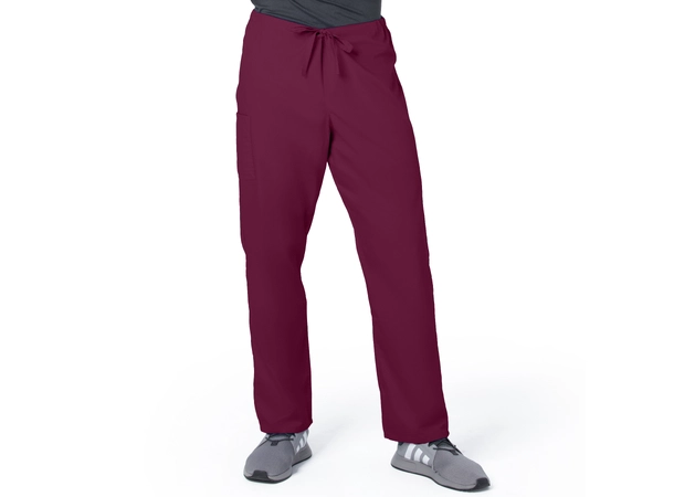 Scrub Zone unisex bukse Wine PXXS 