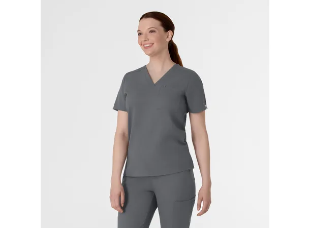 Thrive Dametunika med brystlomme Pewter M 