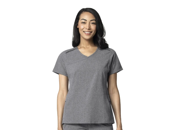 Renew Dametunika med Y-hals Grey Heather XL 