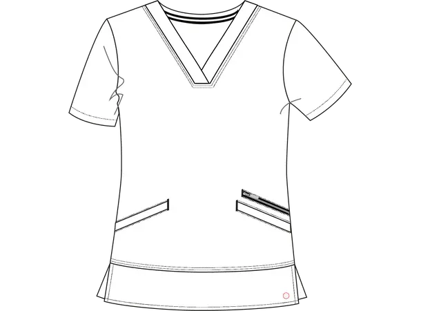 V-TESS tunika med V-hals 