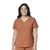 Renew Dametunika med V-hals og sidelomme Clay S 