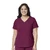 Renew Dametunika med V-hals og sidelomme Wine XS 