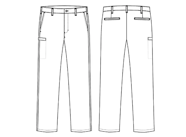 Chino bukse med stretch - ekstra lengde 