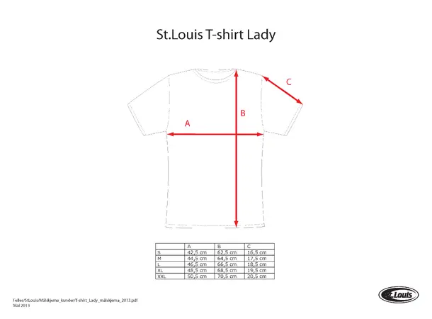 Easy T-shirt Lady Oransje 2XL 