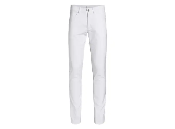 High waist slim jeans Hvit 56 