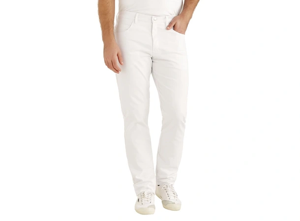 High waist slim jeans Hvit 56 